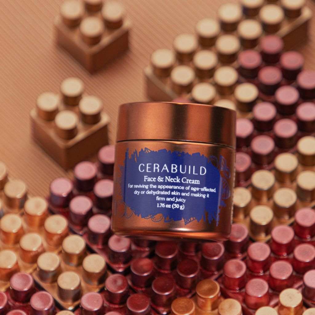 Cerabuild Face and Neck Cream - Restore and Protect Your Skin's Lost Moisture with Phyto-Ceramides - Pack of 2 Lotion & Moisturizer A Modernica Naturalis
