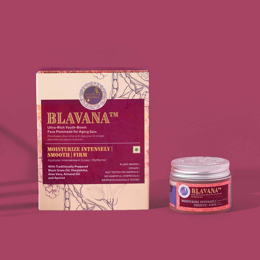 Haven't-Aged-At-All Face Duo - With Blavana Ultra-Rich Youth-Boosting Face Pommade and Yauvari Amplified Youth Spring The Ayurveda Experience