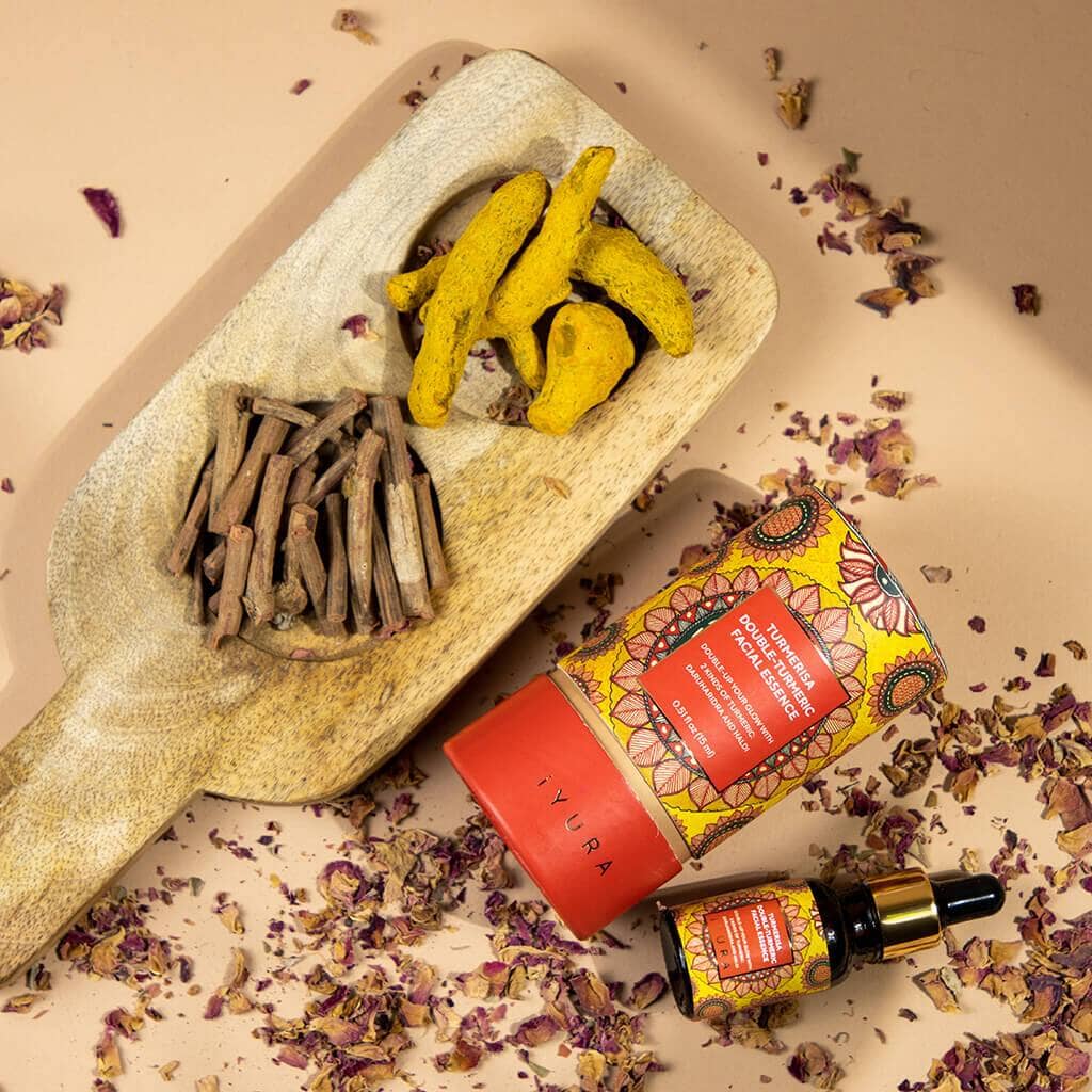 Turmerisa Double-Turmeric Facial Essence - Ayurvedic Activator-Oil - Pack of 2 Face oil iYURA