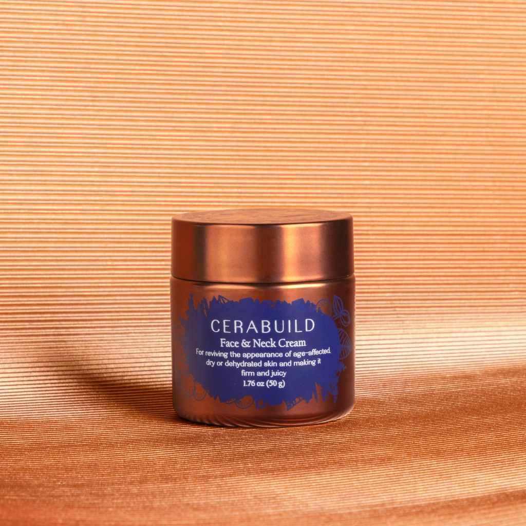 Cerabuild Face and Neck Cream - Restore and Protect Your Skin's Lost Moisture with Phyto-Ceramides - Pack of 2 Lotion &amp; Moisturizer A Modernica Naturalis 